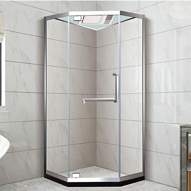 The main material of the shower room is tempered glass