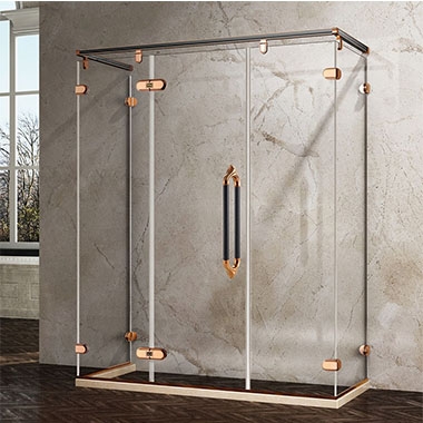 Stainless steel shower room  aluminum alloy profile shower room difference